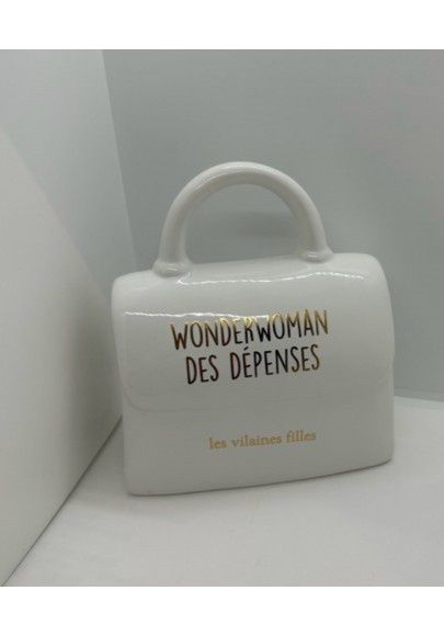 Tirelire sac à main - Wonderwoman des dépenses