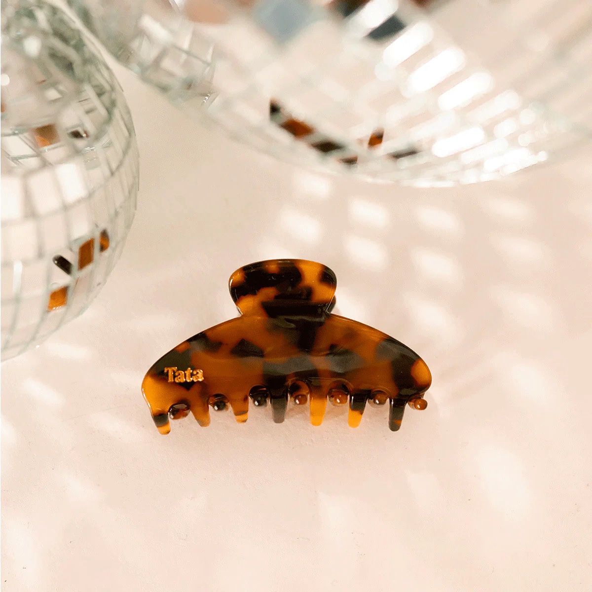 Pince à cheveux léopard petite - Tata