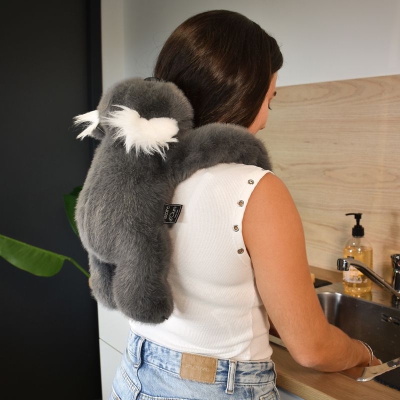 Peluche lestee Koala gris - 50 cm - Podcoll