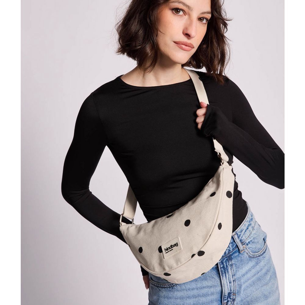 Sac Andréa - Pois écru