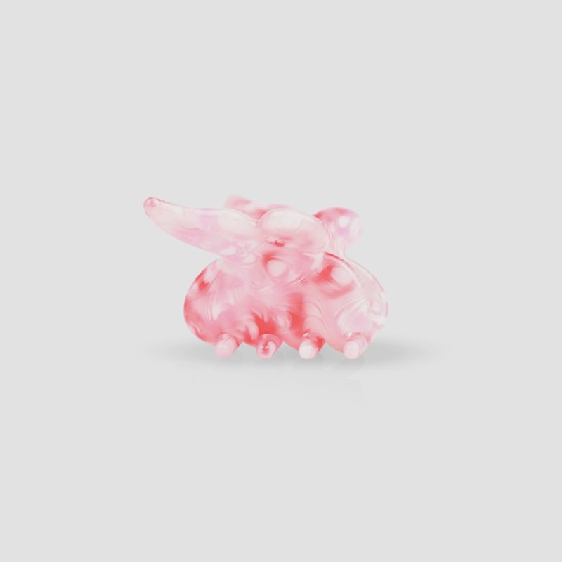 Pince - Papillon rose et rouge