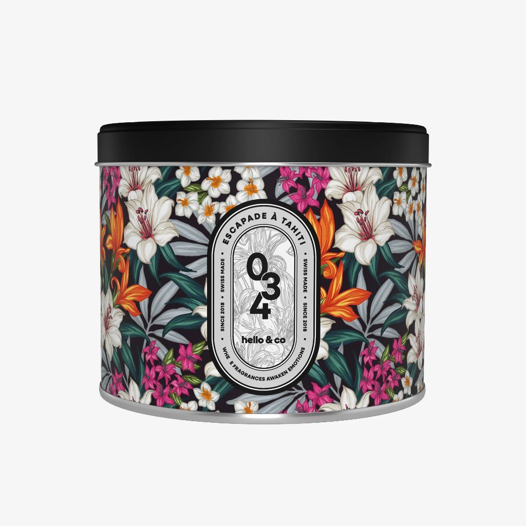 Bougie Hello Candle -Escapade à Tahiti