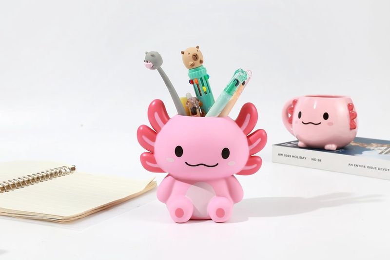 Porte-Stylo 3D - Organisateur de Bureau Style Kawaii pour Stylos et Accessoires