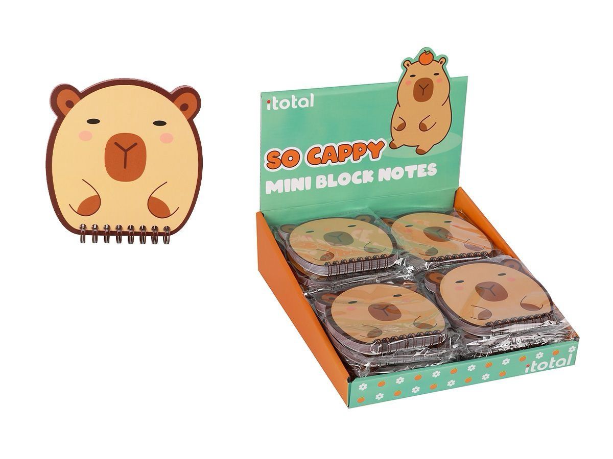 ITOTAL - Bloc-notes, Forme: Capybara