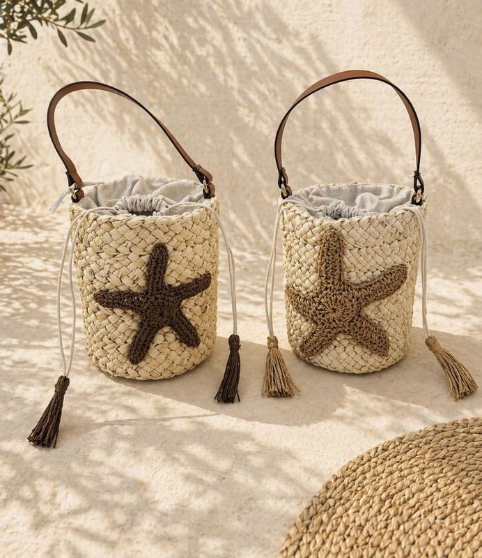 Sac en paille - Etoile de Mer