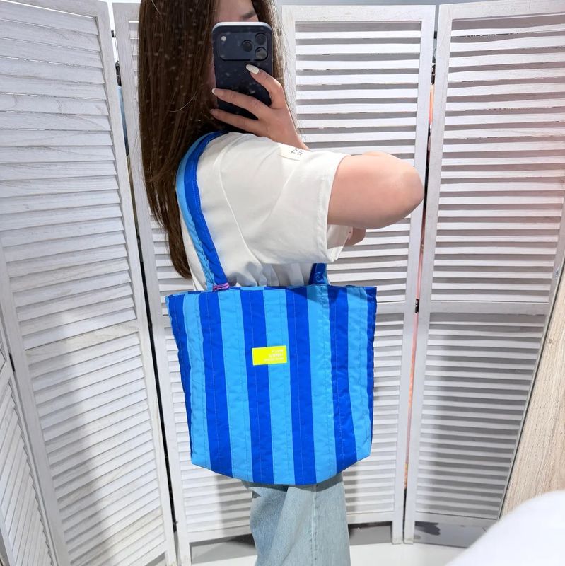 Sac Rayée - Lila