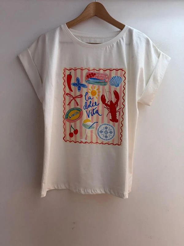 T-Shirt - La Dolce Vita Rayée