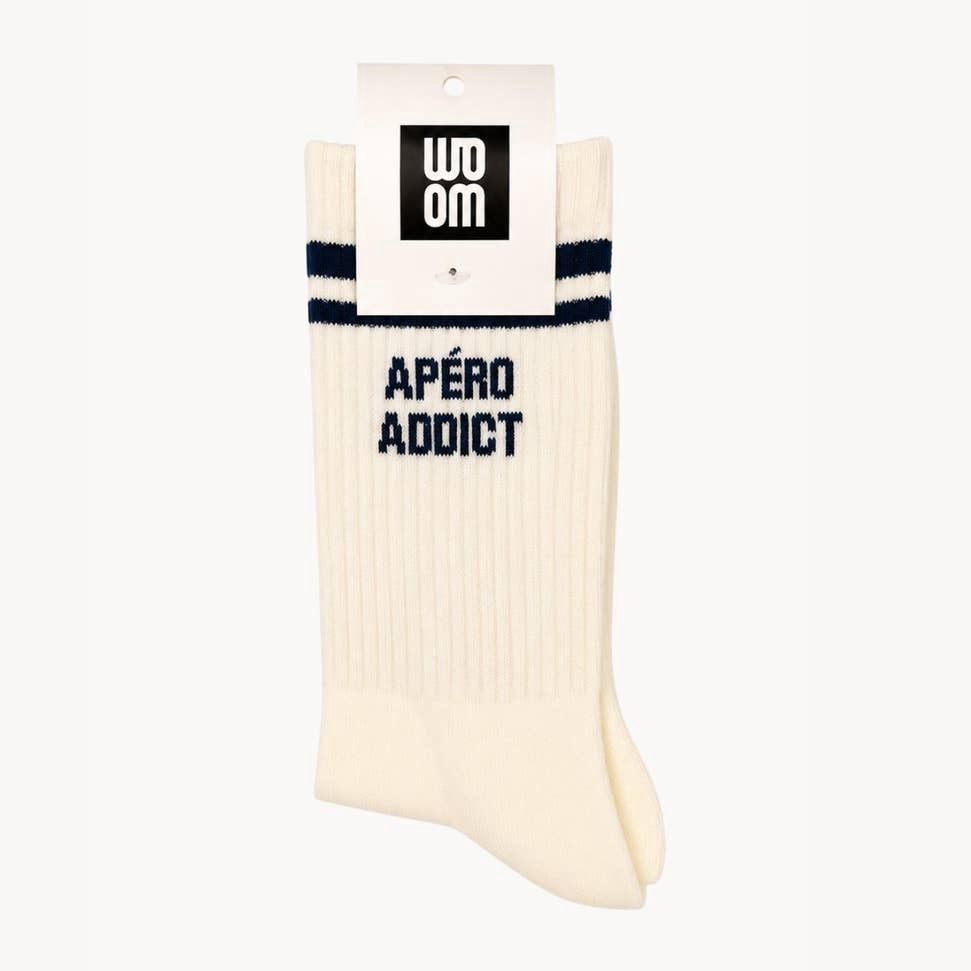Chaussette Homme APERO ADDICT - Noir