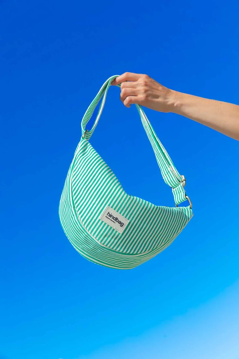 Sac Bandoulière Andrea - Rayures vert