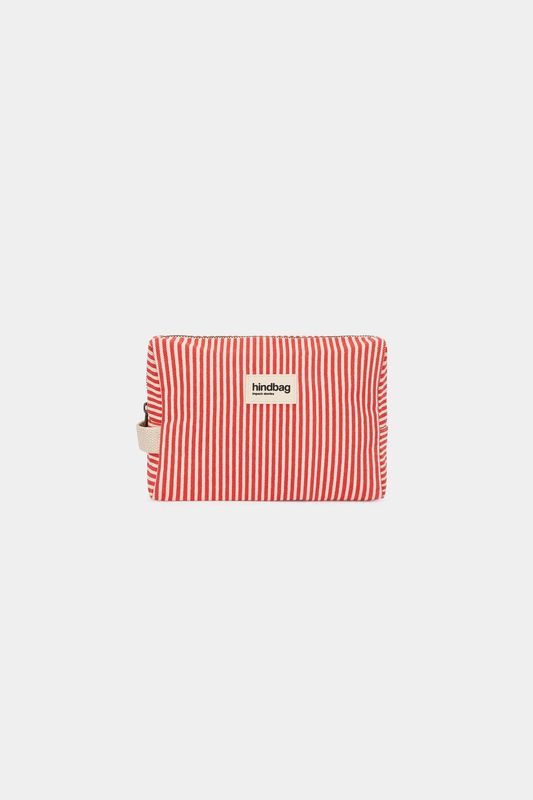 Trousse de toilette Leon - Rayures rouge