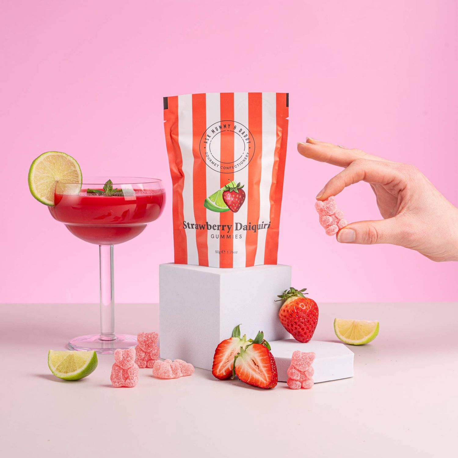 Gommes Cocktail Daiquiri Fraise