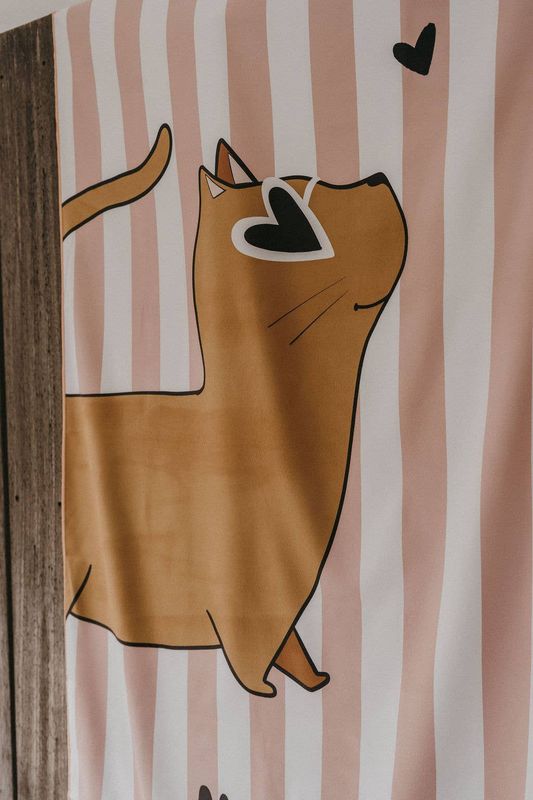 Serviette microfibre enfant - Minus - Chat