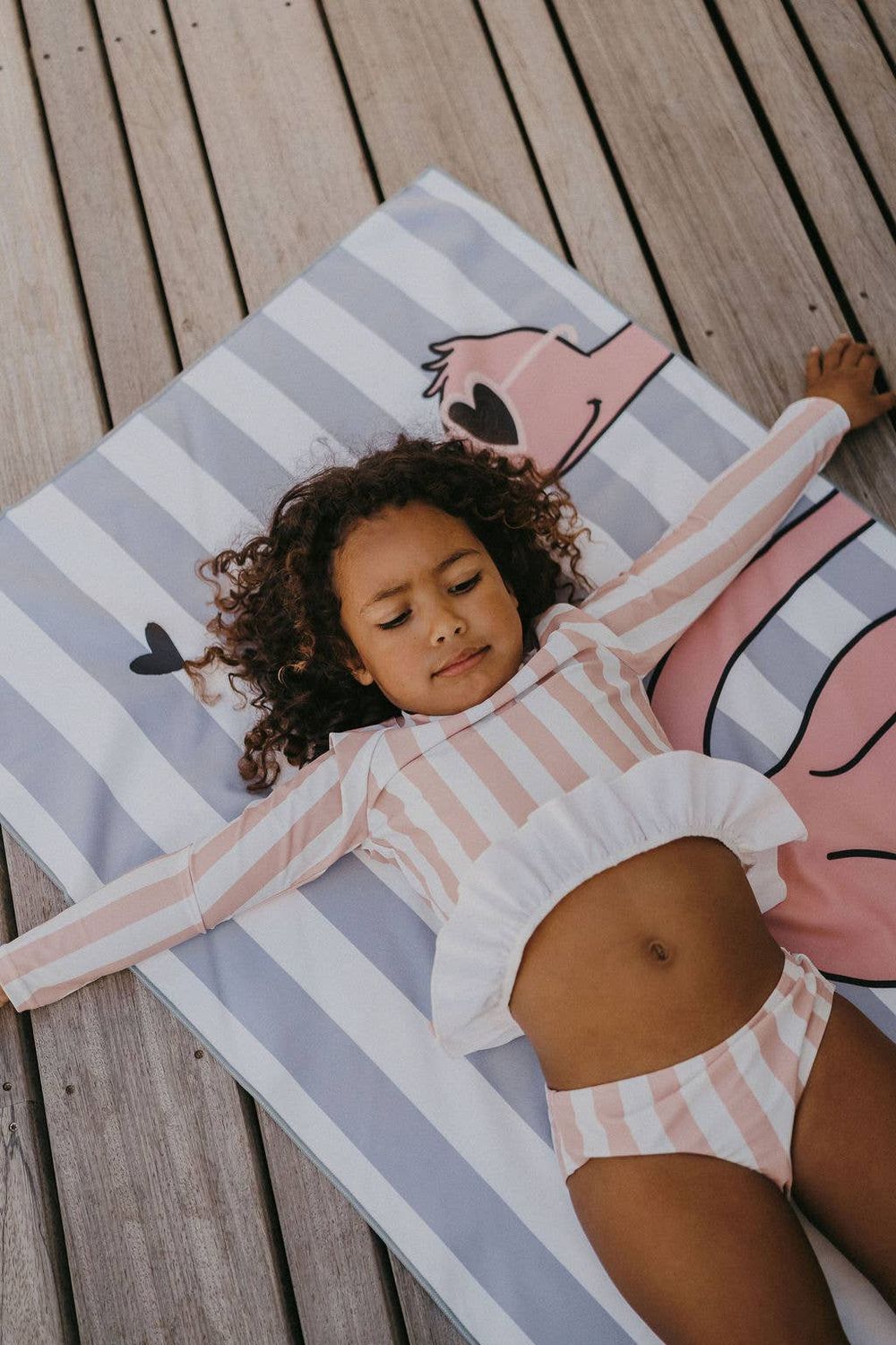 Serviette microfibre enfant - Minus - Flamant