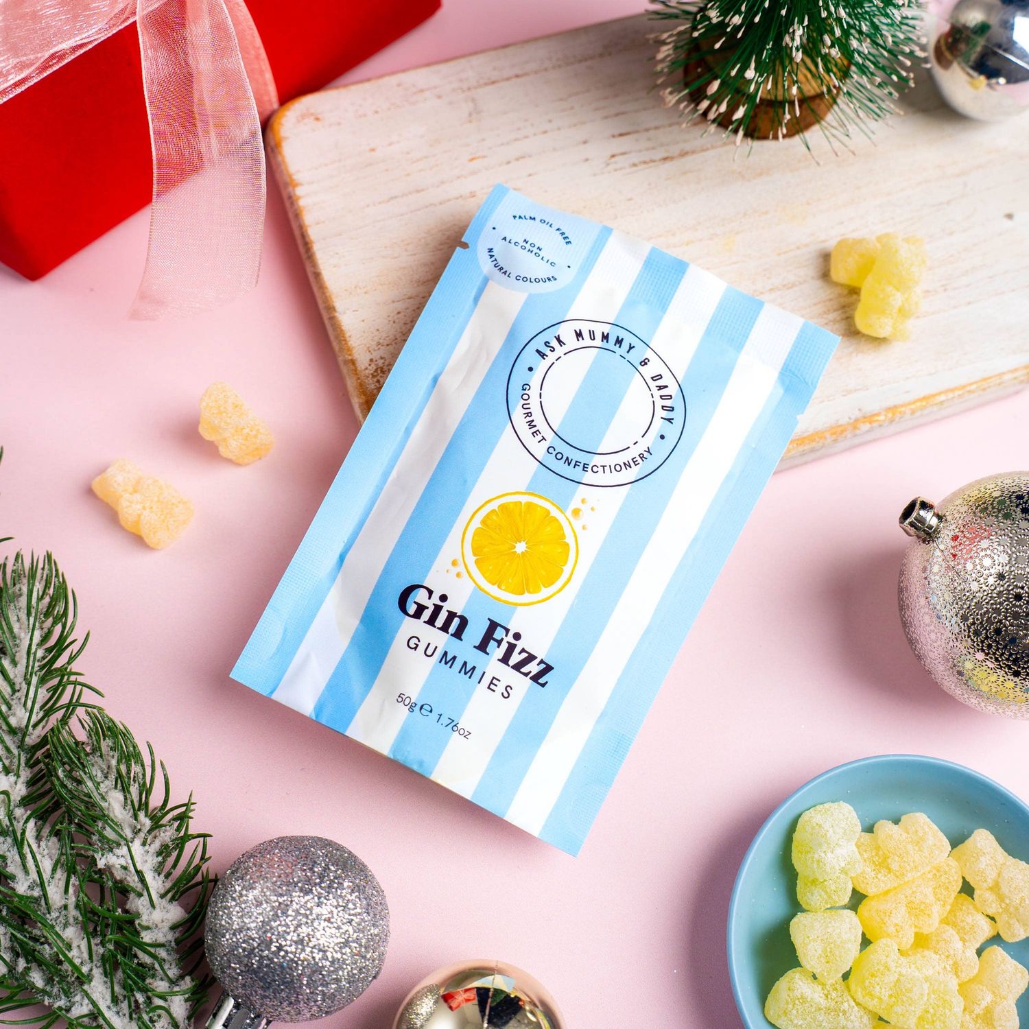 Gin Fizz gélifiés en sachet de 50 g