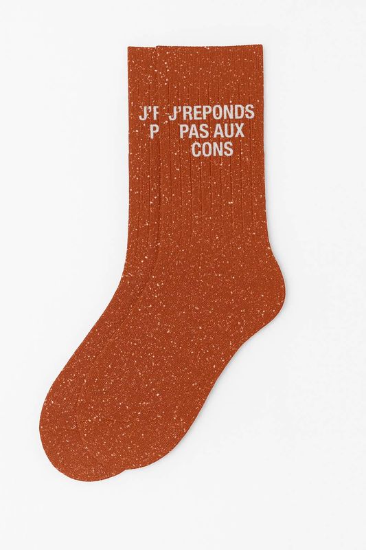 Chaussettes à Paillettes - J'répond Pas aux Cons