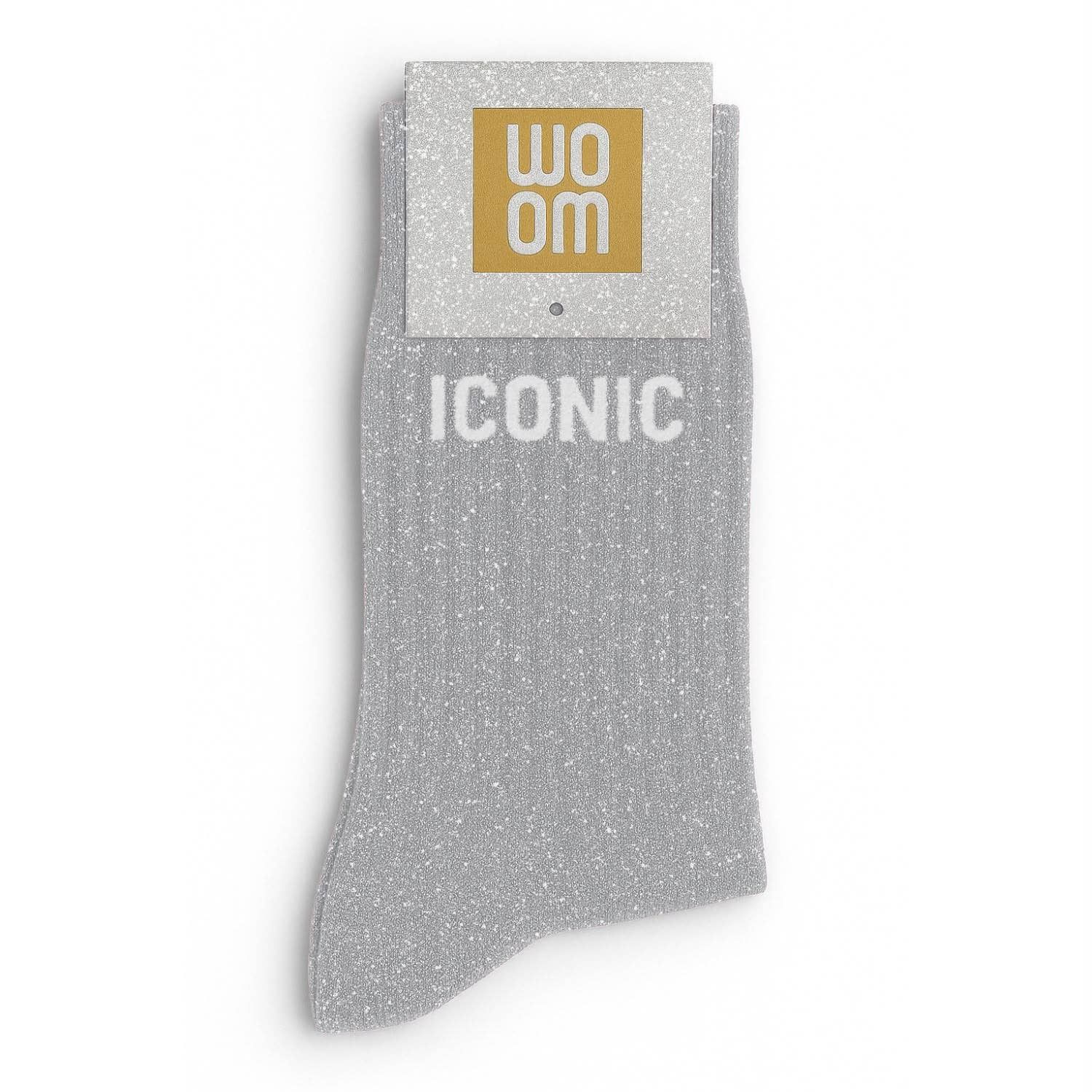 Chaussettes à Paillettes - Iconic  Silver Moon