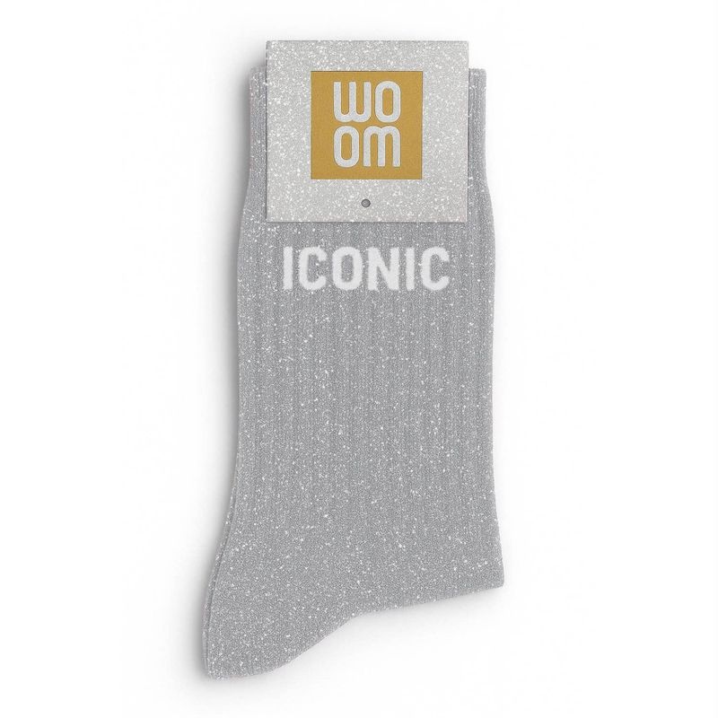 Chaussettes à Paillettes - Iconic  Silver Moon