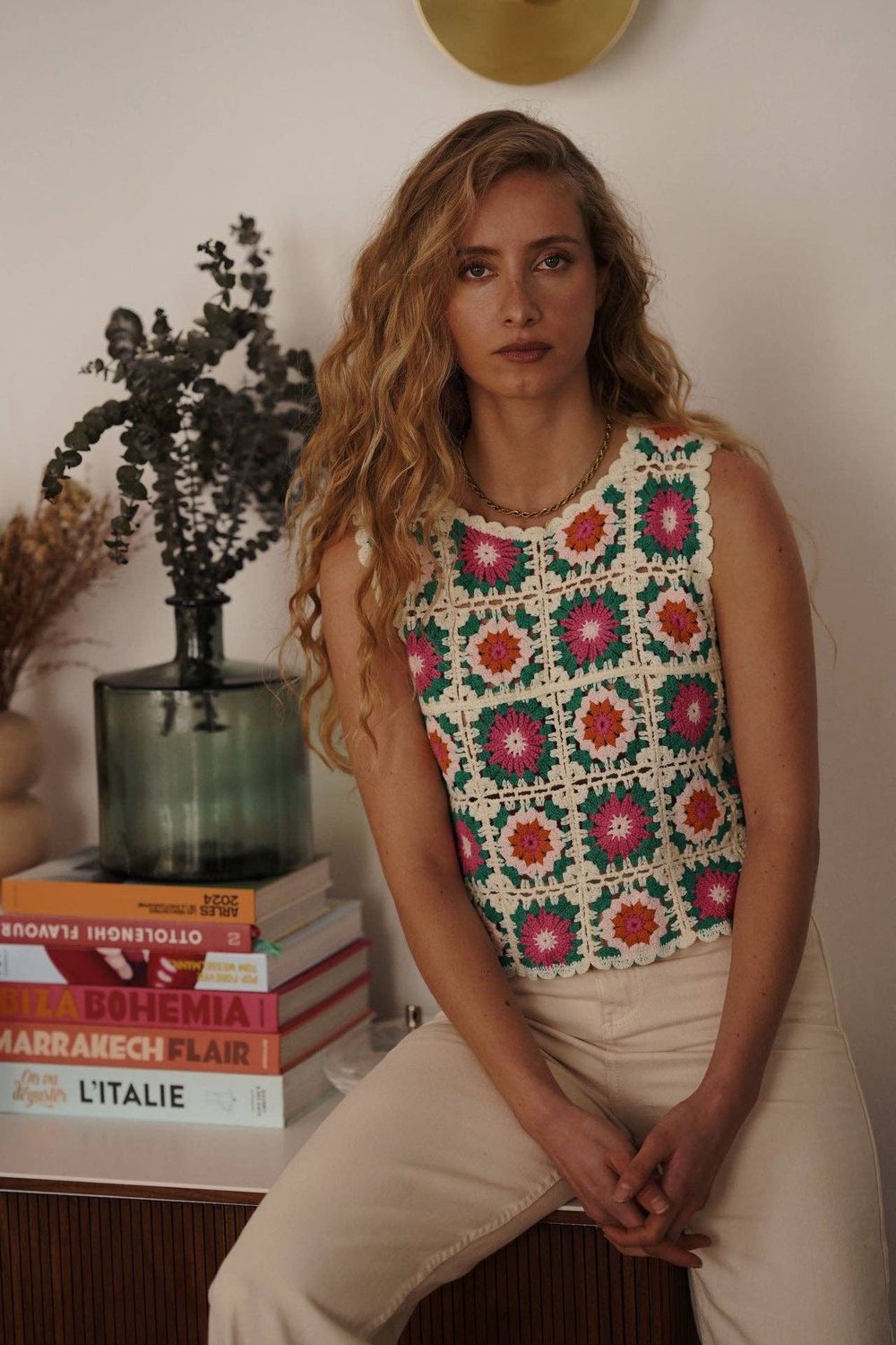 Top - Ivanna, Couleur: Vert, Taille: TU