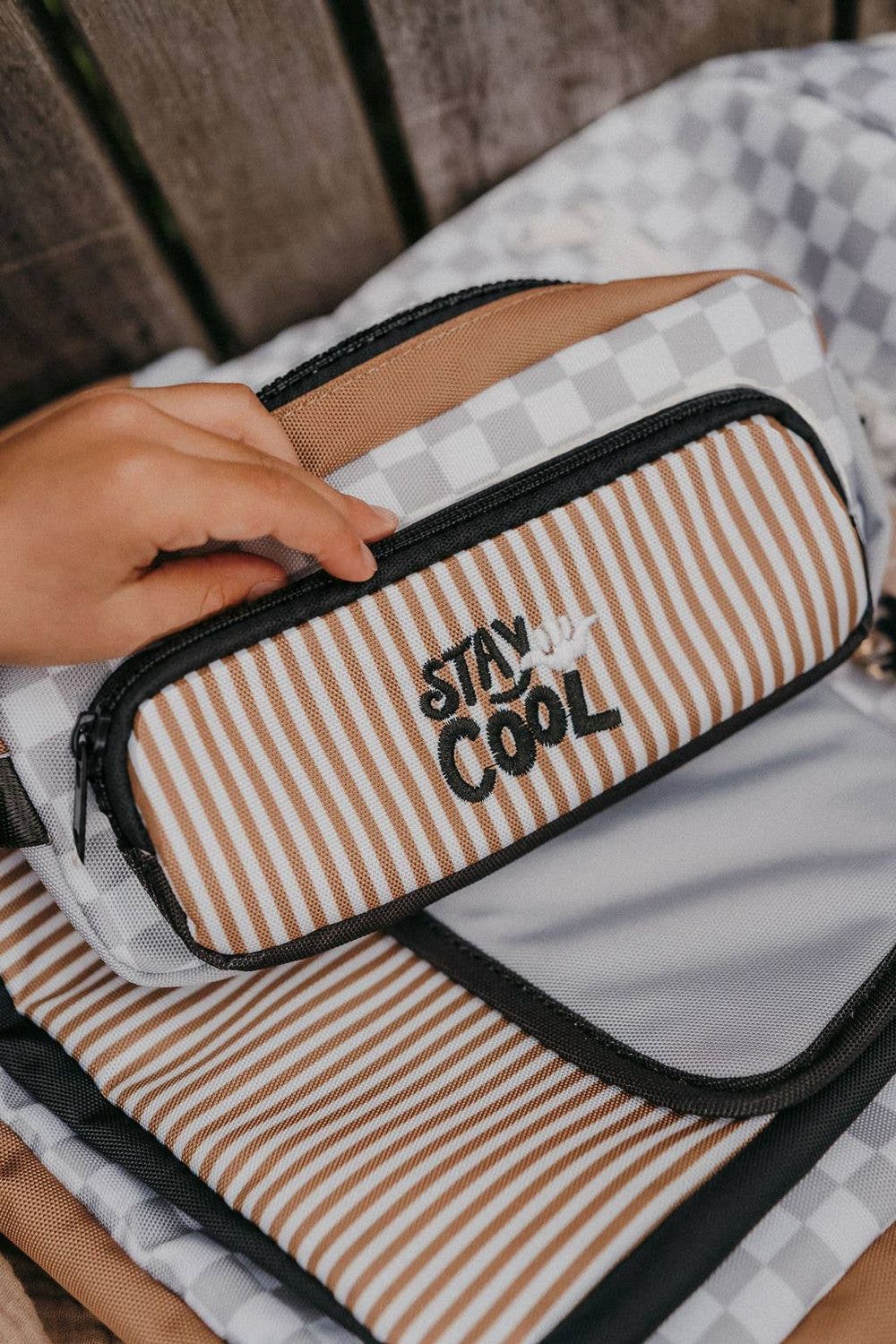 Trousse d'école Lina - Damier