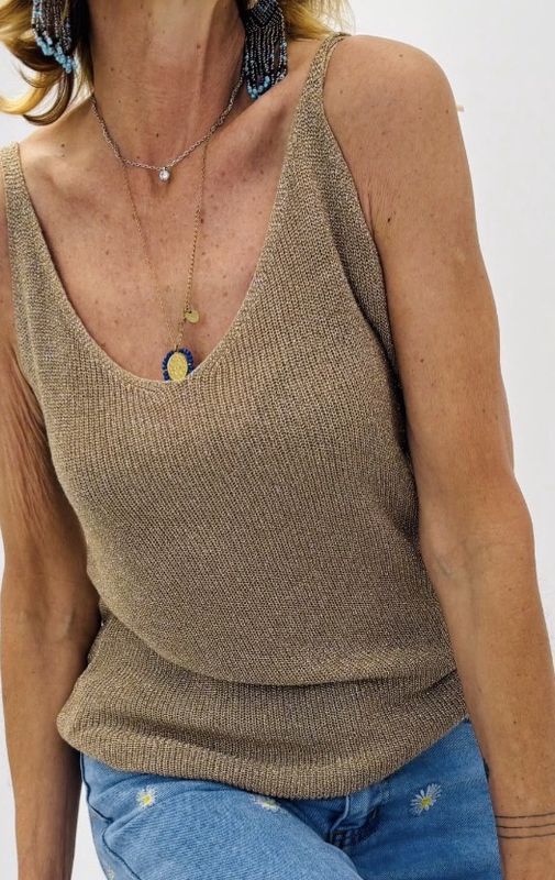 Débardeur en Lurex