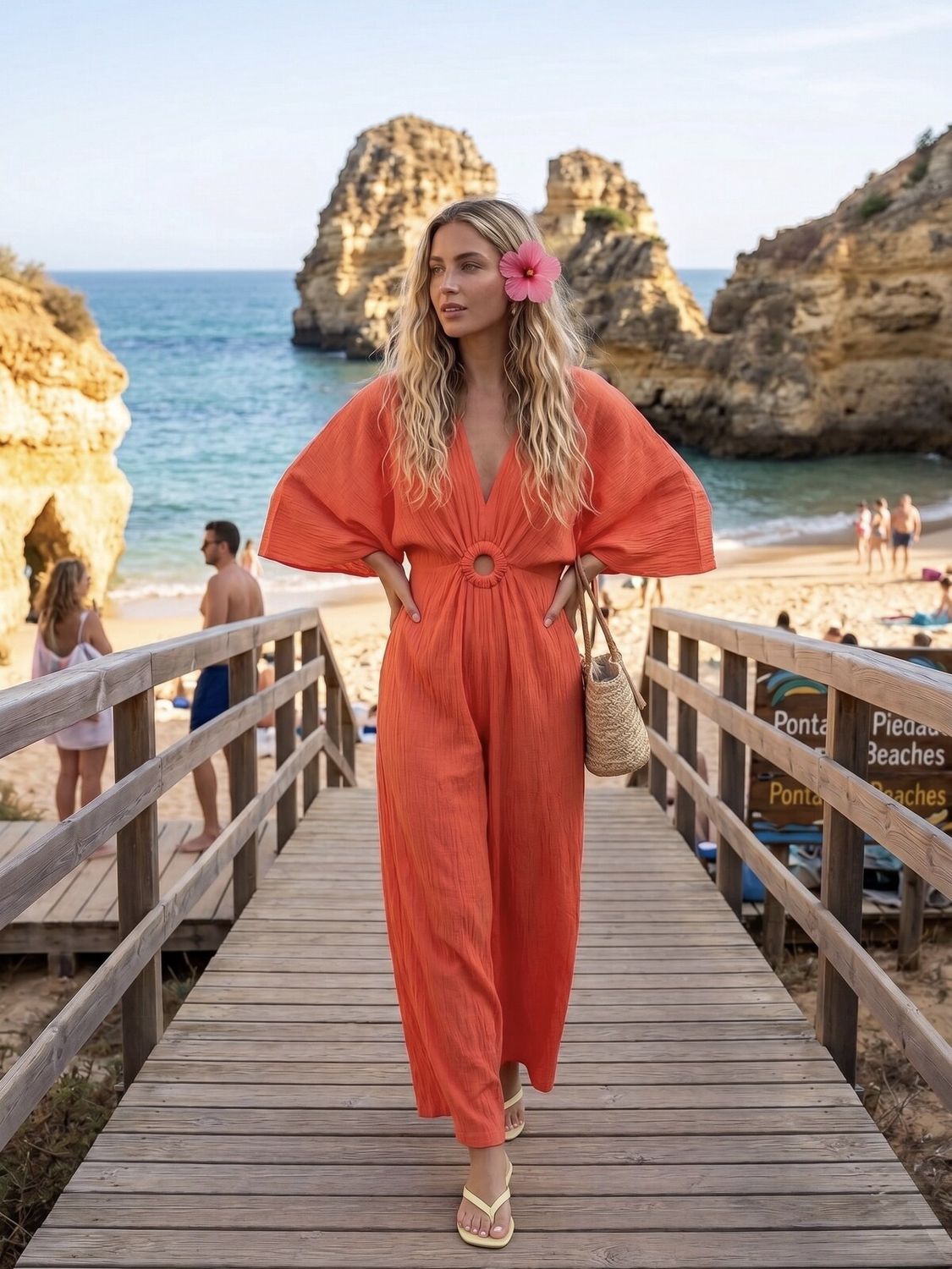 Combinaison Pantalon À Manches Courtes Chauve-Souris Fluide Irisé