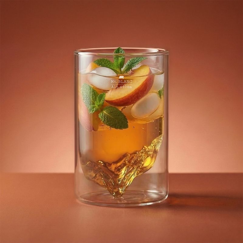 Verre double paroi - Mont Blanc