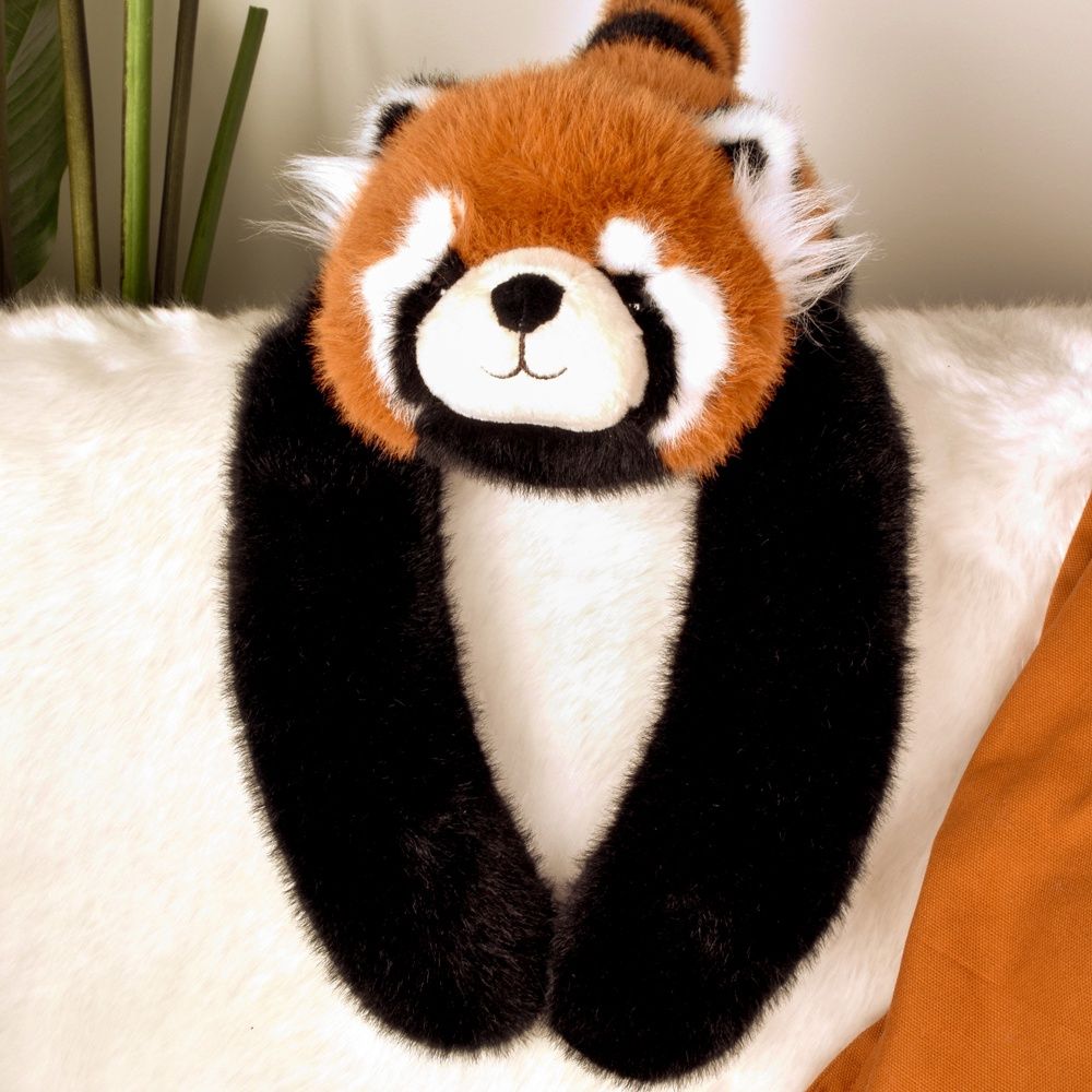 Peluche lestée Panda roux - 50 cm - Podcoll