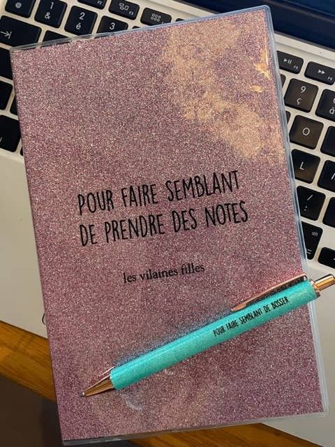 Carnet - Pour faire semblant de prendre des notes