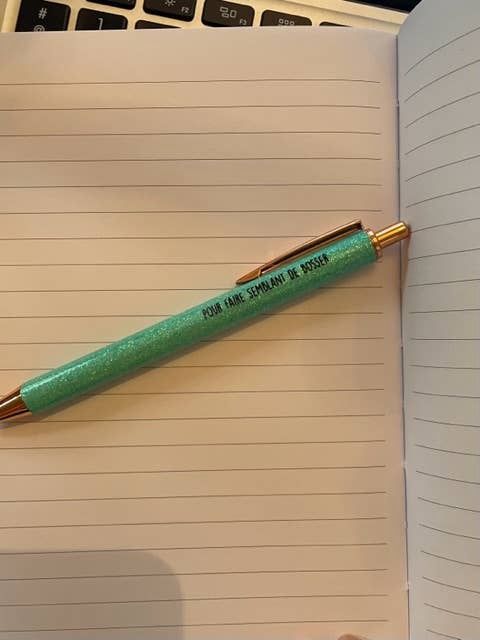 Carnet - Pour faire semblant de prendre des notes