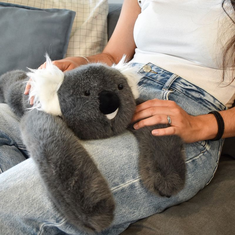 Peluche lestée Koala gris - 75 cm - Podcoll