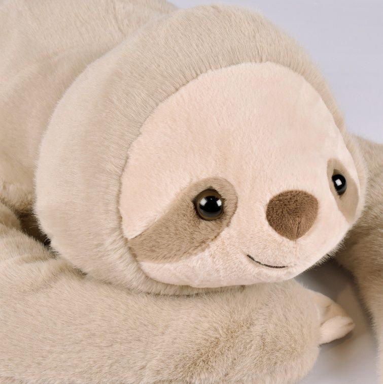 Peluche lestée Paresseux marron - 75 cm - Podcoll