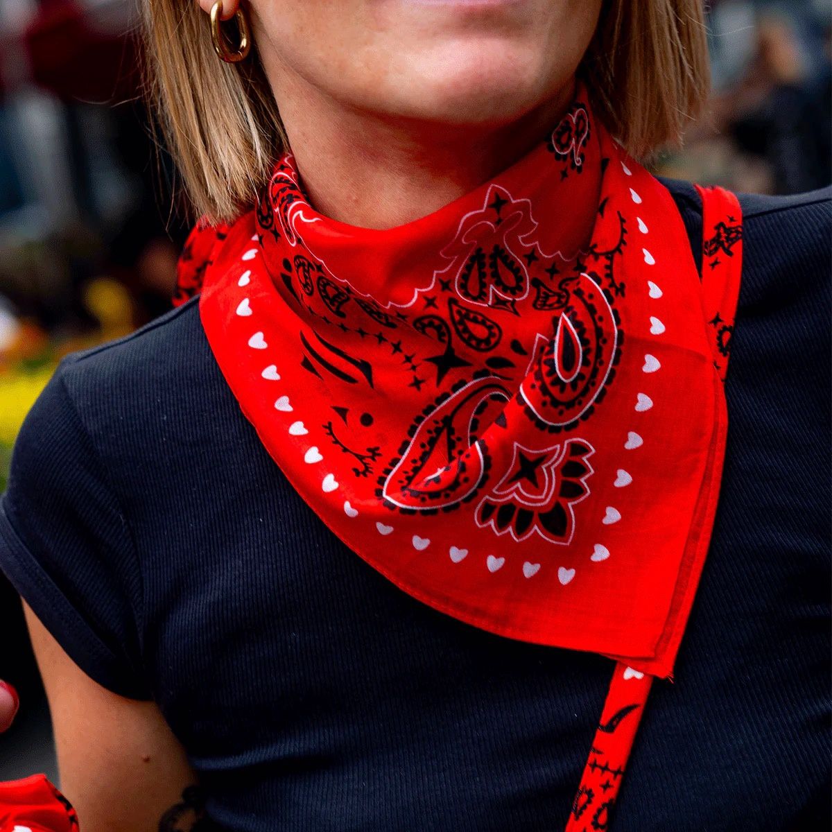 Petit Foulard - Bandana Rouge