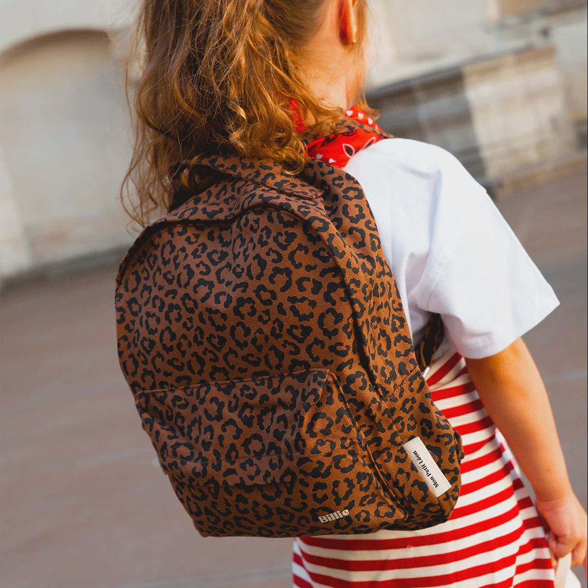 Sac à dos - Léopard Marron