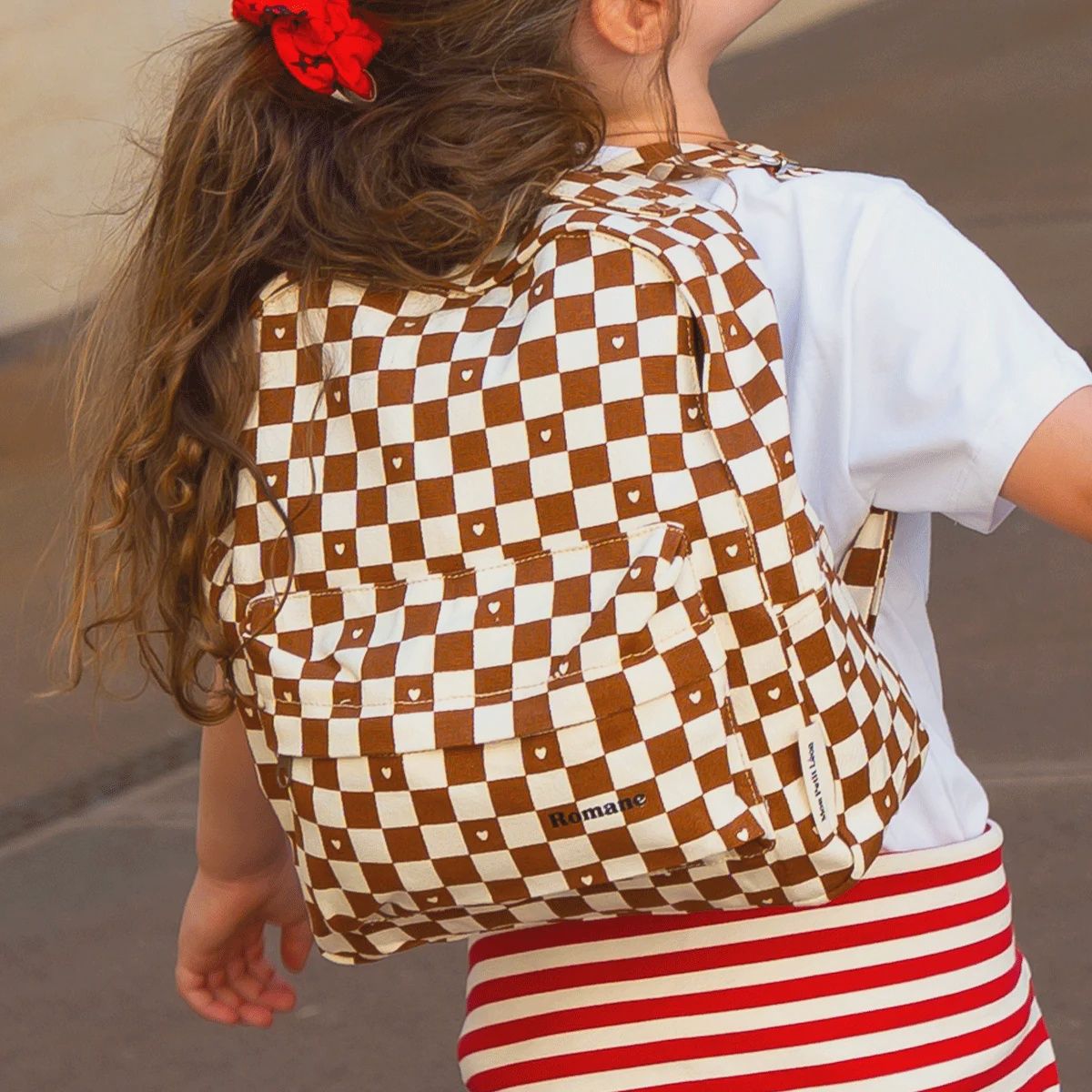 Sac à dos - Damier Coeur