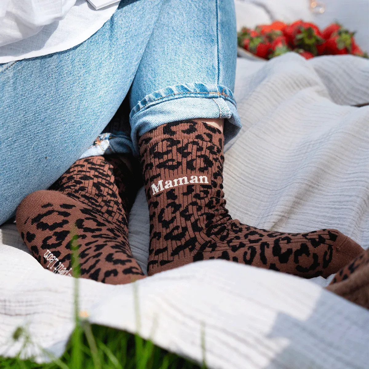 Chaussettes léopard - Maman