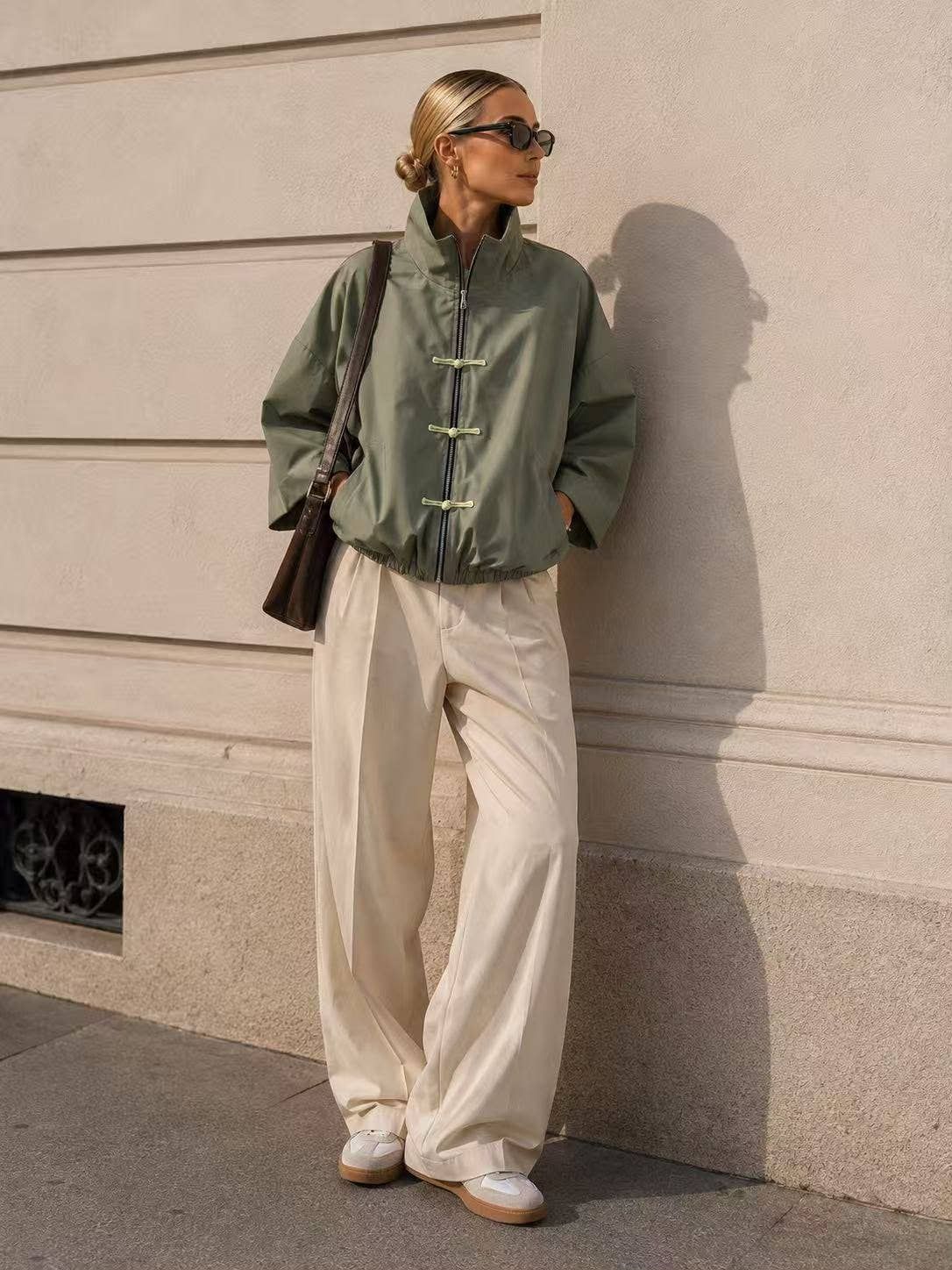 Bomber - Unika, Couleur: Kaki