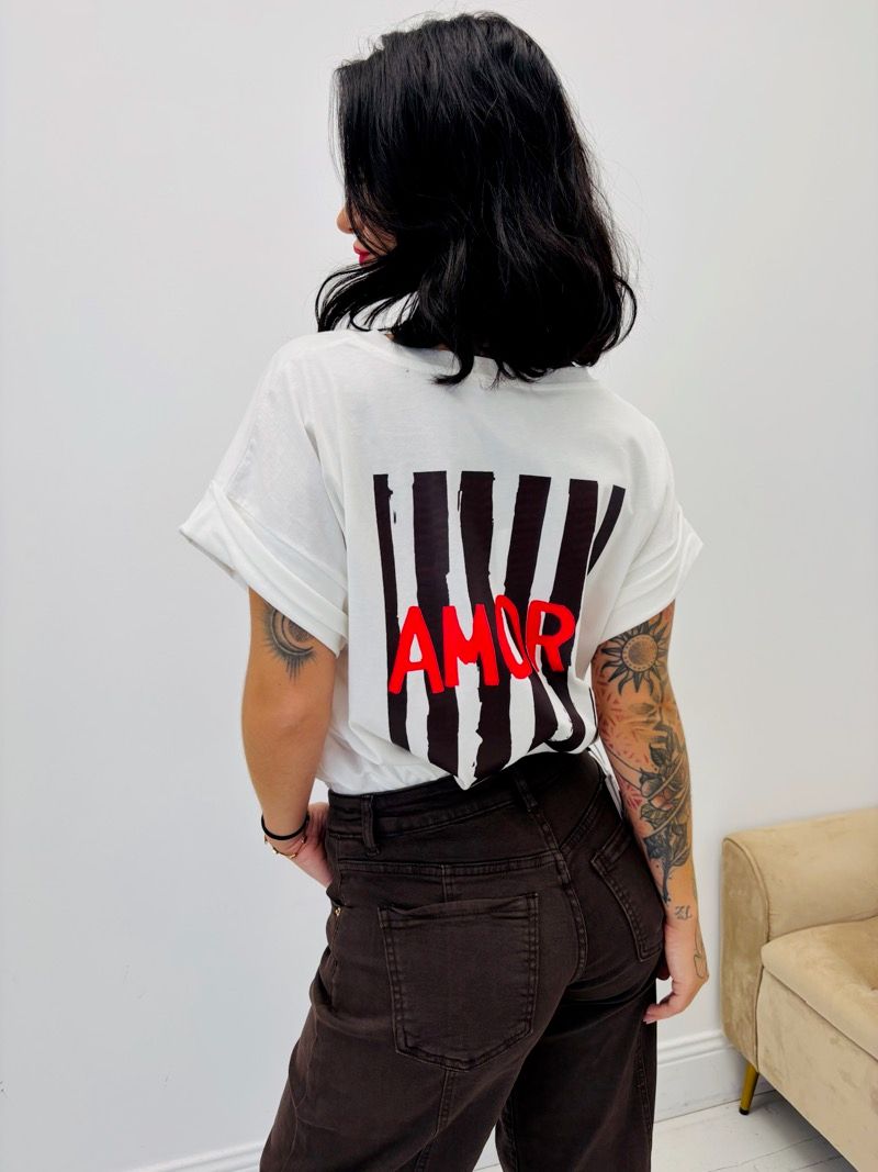 T-shirt à motif - Amore