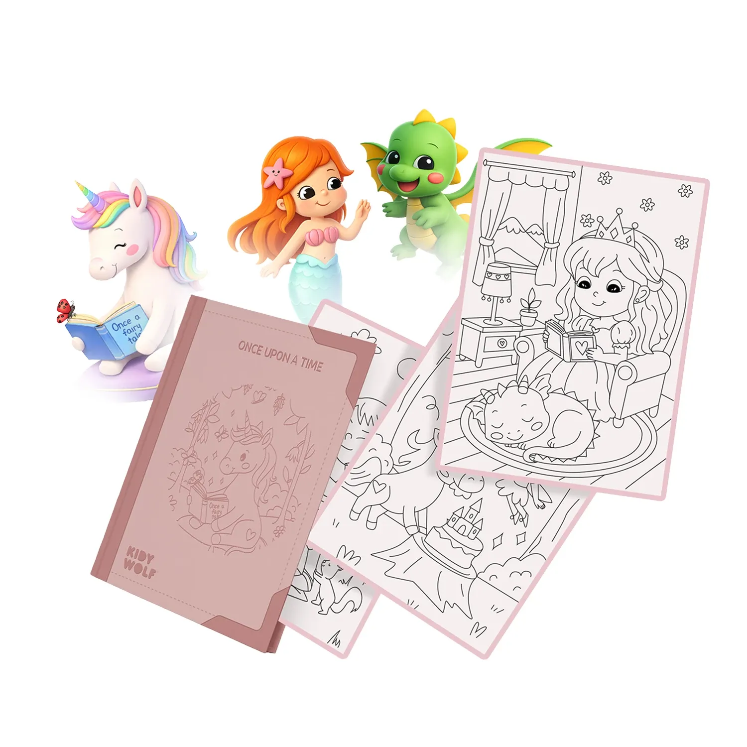 Recharge de Dessins KDRAW-PAD - Il était une fois