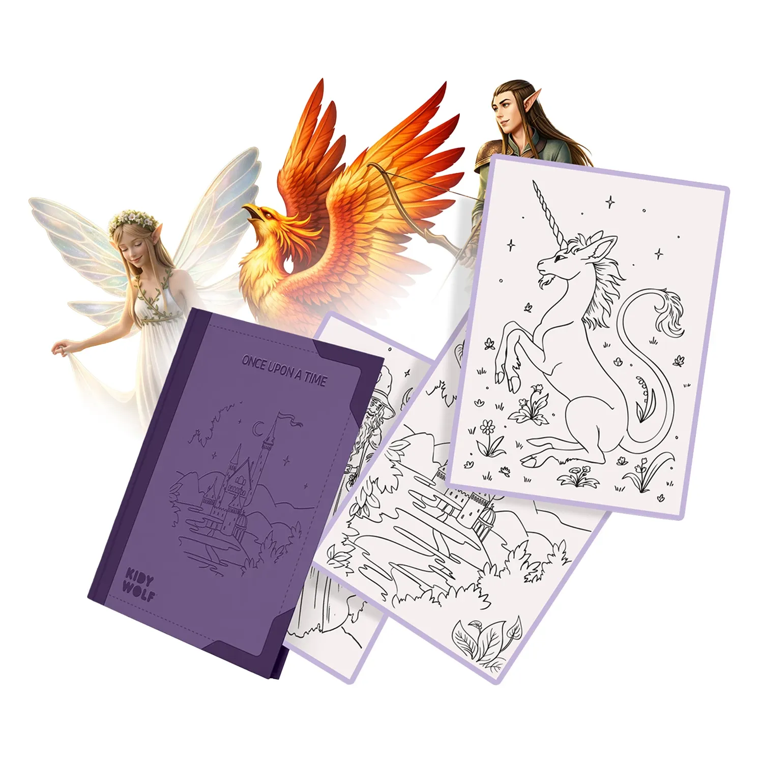 Recharge de Dessins KDRAW-PAD - Once upon a time