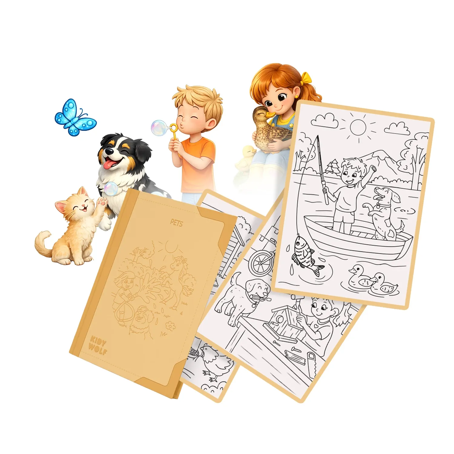 Recharge de Dessins KDRAW-PAD - Animaux de Compagnie