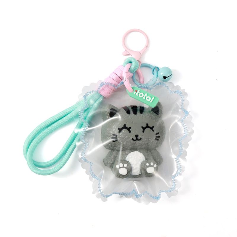 Porte-clés Jelly Pop - Chat gris