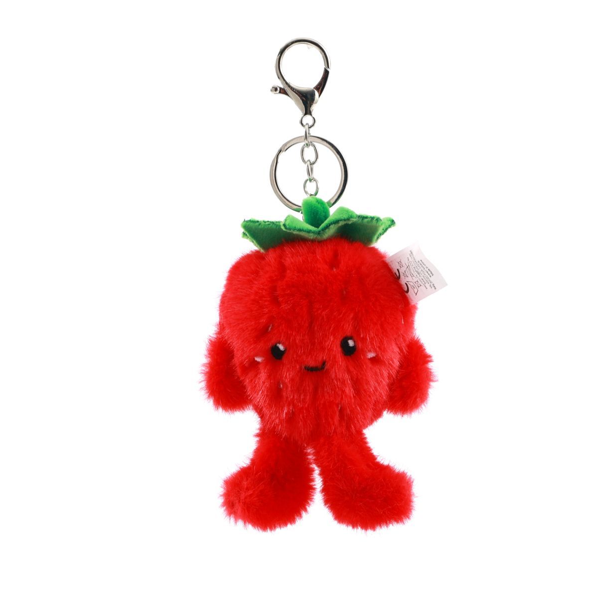 Porte-clés en peluche - Stella la fraise