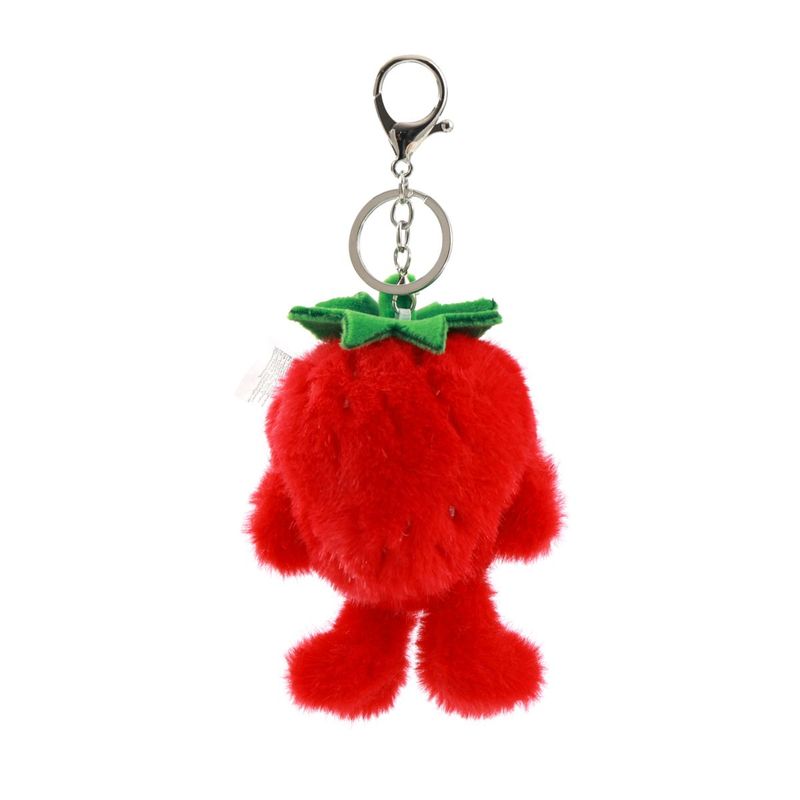 Porte-clés en peluche - Stella la fraise