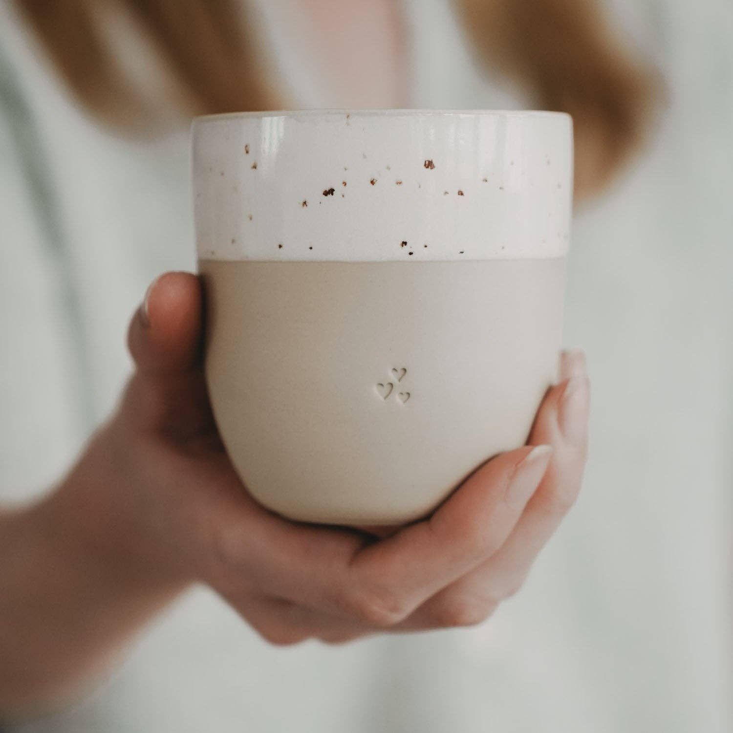 Mini mug - Petits cœurs