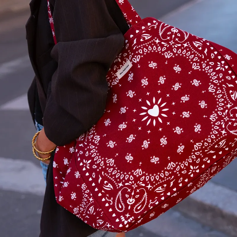 Cabas XXL - Bandana Cherry