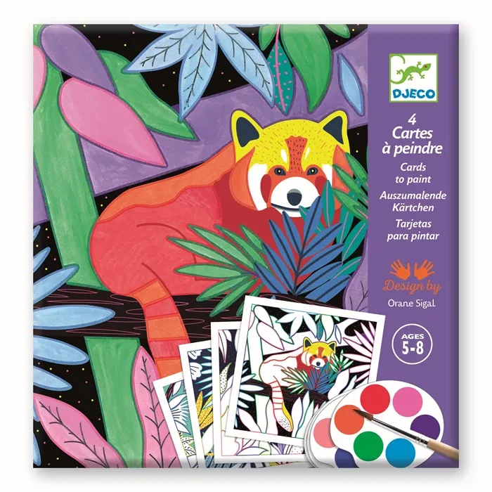 Cartes à colorier Selva