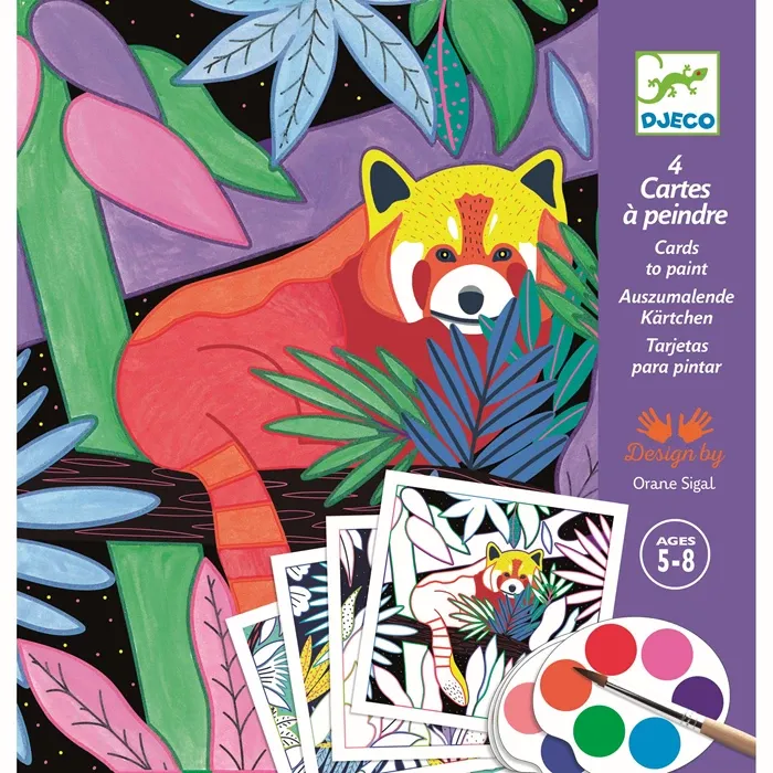Cartes à colorier Selva