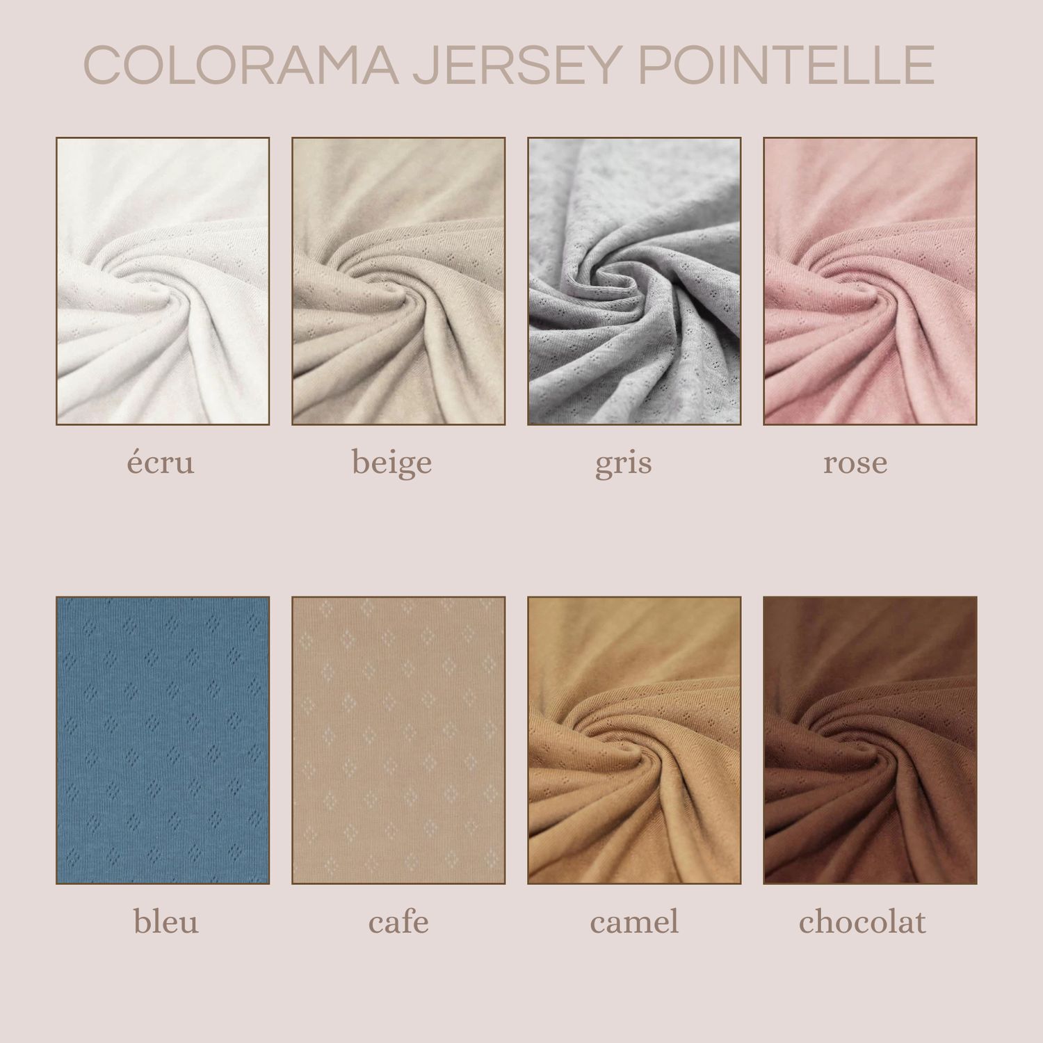 TURBAN JERSEY POINTELLE, Couleur: chocolat, Taille: 1/3 mois