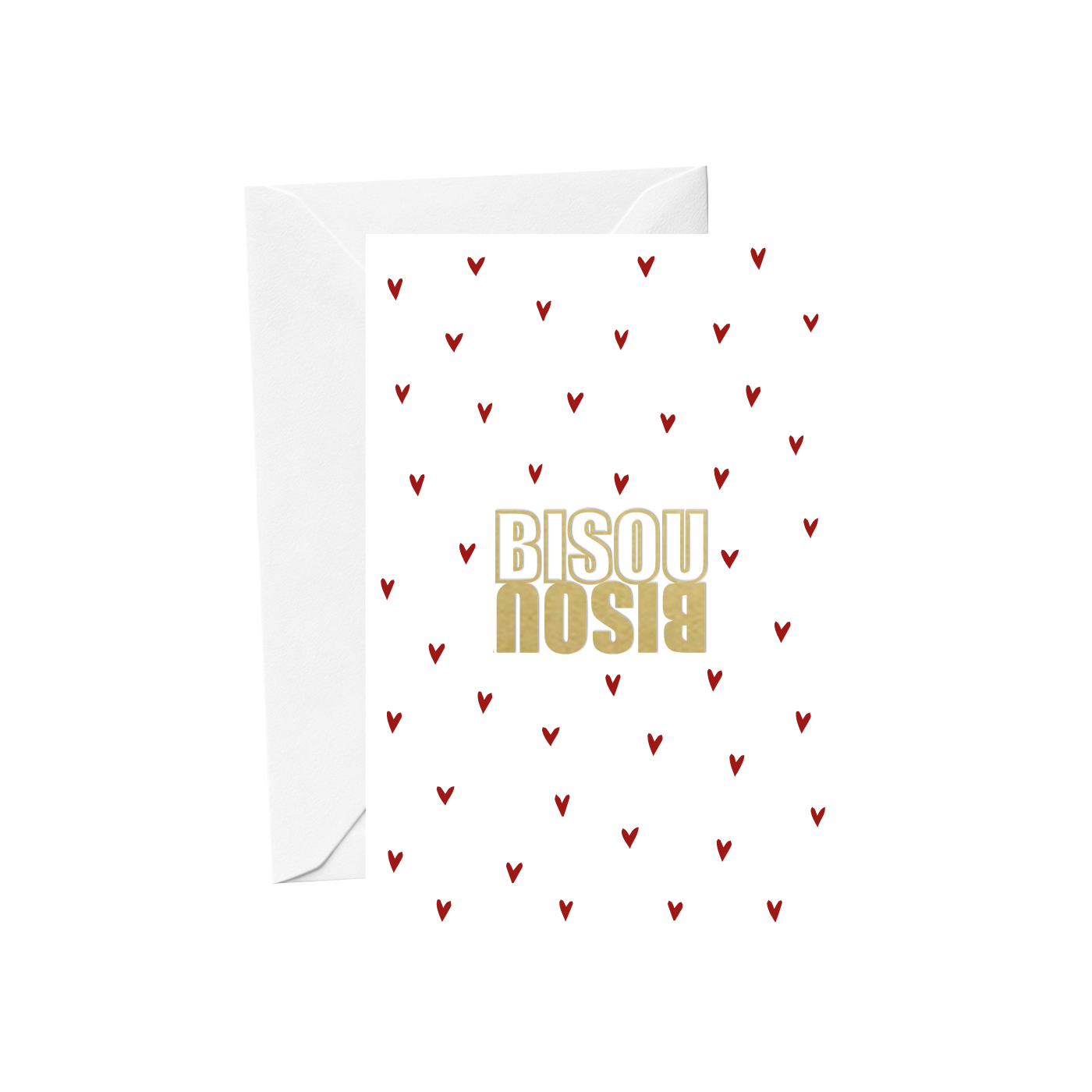 Carte postale - Bisou