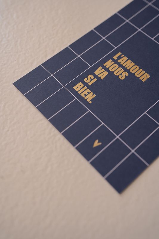 Carte postale - L'amour nous va si bien